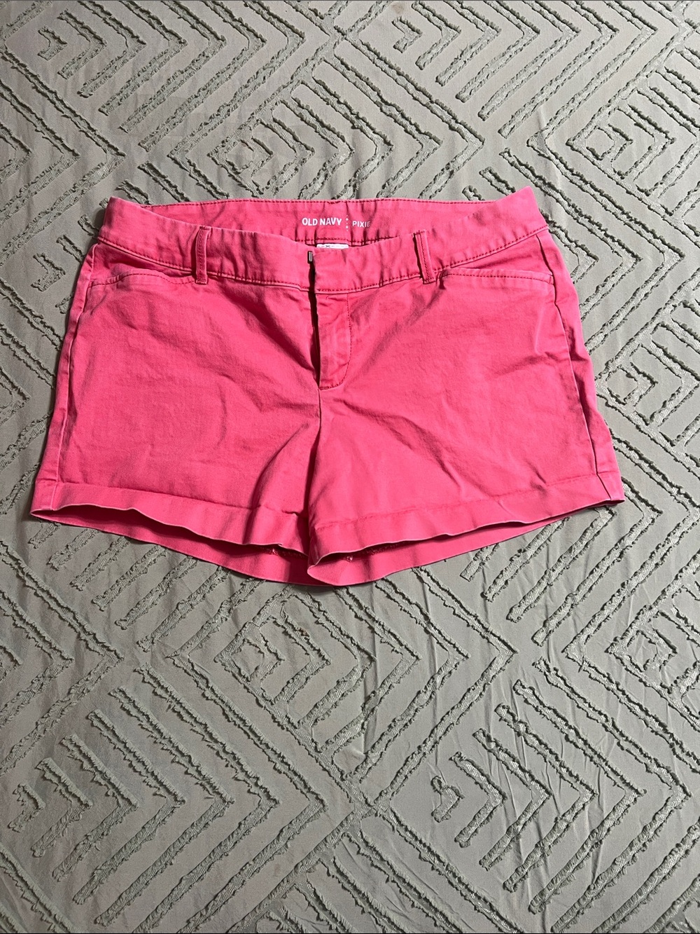 Old Navy Bright Pink Women's Chino Bermuda Shorts